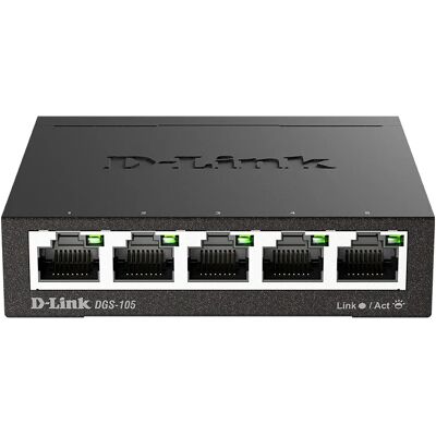 D-Link DGS-105/E - kytkin, musta D-Link DGS-105/E - kytkin, musta