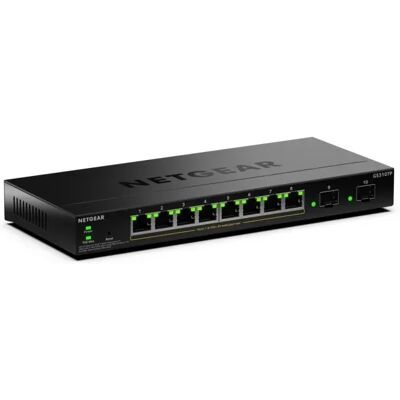 NETGEAR S350 GS310TP - Hallittava Gigabit Ethernet PoE+ -kytkin, Musta NETGEAR S350 GS310TP - Hallittava Gigabit Ethernet PoE+ -kytkin, Musta