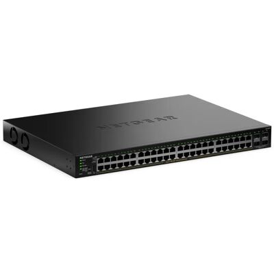 NETGEAR GS348TP - 48-porttinen hallittava Gigabit Ethernet PoE+ -kytkin, musta NETGEAR GS348TP - 48-porttinen hallittava Gigabit Ethernet PoE+ -kytkin, musta