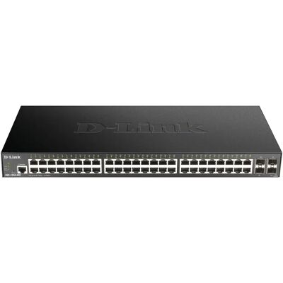 D-LINK 48-port Gigabit Smart Managed Switch with 4x 10G SFP+ ports D-LINK 48-port Gigabit Smart Managed Switch with 4x 10G SFP+ ports