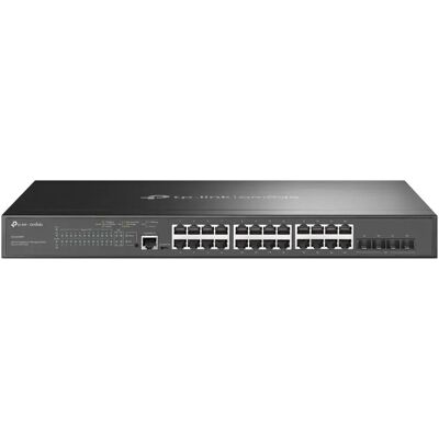 TP-LINK Omada JetStream SG3428MP - Hallittava kytkin, Musta TP-LINK Omada JetStream SG3428MP - Hallittava kytkin, Musta