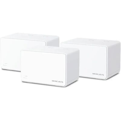 Mercusys Halo H80X -mesh WiFi -järjestelmä, Wi-Fi 6, AX3000, Dual-band, 3 kpl, valkoinen Mercusys Halo H80X -mesh WiFi -järjestelmä, Wi-Fi 6, AX3000, Dual-band, 3 kpl, valkoinen
