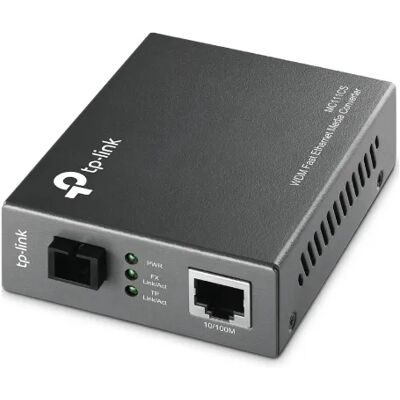 TP-LINK MC111CS - Valokuitu-mediamuunnin - Fast Ethernet - 10Base-T, 100Base-FX, 100Base-TX - RJ-45 / SC single-mode - jopa 20 km - 1550 (TX) / 1310 ( TP-LINK MC111CS - Valokuitu-mediamuunnin - Fast Ethernet - 10Base-T, 100Base-FX, 100Base-TX - RJ-45 / SC single-mode - jopa 20 km - 1550 (TX) / 1310 (