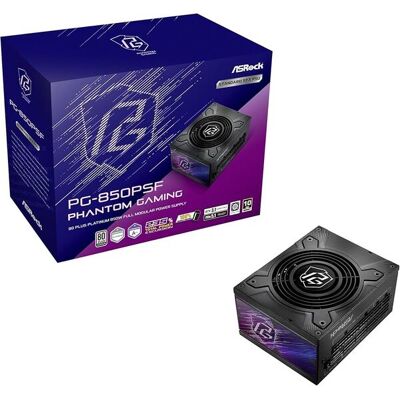 ASRock Phantom Gaming PG-850PSF 850W -virtalähde, 80 Plus Platinum ASRock Phantom Gaming PG-850PSF 850W -virtalähde, 80 Plus Platinum