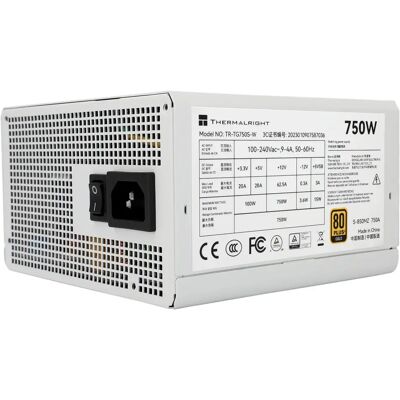 Thermalright TR-TG 750S-W White 750W -virtalähde, 80 Plus Gold Thermalright TR-TG 750S-W White 750W -virtalähde, 80 Plus Gold