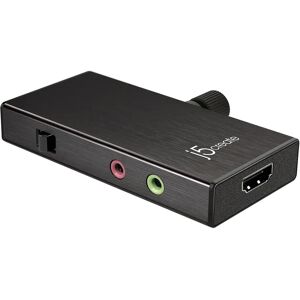 J5 Create JVA02-N HDMI–USB Type-C -videokaappauslaite, 1080p, 60 kuvaa sekunnissa, Musta J5 Create JVA02-N HDMI–USB Type-C -videokaappauslaite, 1080p, 60 kuvaa sekunnissa, Musta