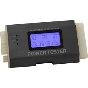 DE-LOCK DeLOCK Nätdelstestare med LCD, ATX12V, 24-pin, 4/8-pin, PCI-E, SATA DE-LOCK DeLOCK Nätdelstestare med LCD, ATX12V, 24-pin, 4/8-pin, PCI-E, SATA
