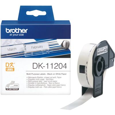 BROTHER DK11204 MULTI PURPOSE LABELS BROTHER DK11204 MULTI PURPOSE LABELS