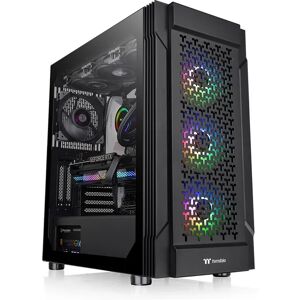Thermaltake Versa T27 -miditornikotelo ikkunalla, RGB-valaistuksella, musta Thermaltake Versa T27 -miditornikotelo ikkunalla, RGB-valaistuksella, musta