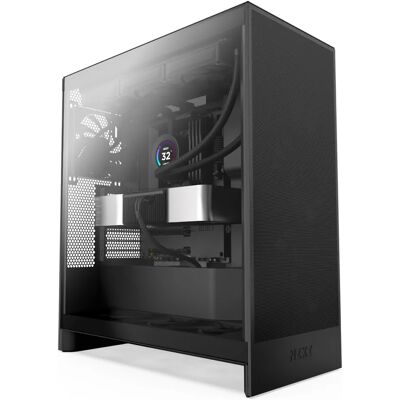 NZXT H7 Flow 2024 -miditornikotelo ikkunalla, musta NZXT H7 Flow 2024 -miditornikotelo ikkunalla, musta