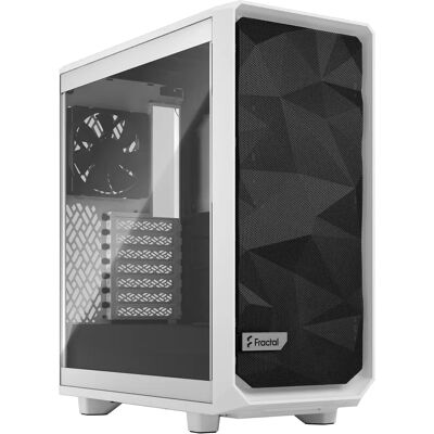 Fractal Design Meshify 2 Compact -miditornikotelo ikkunalla, valkoinen Fractal Design Meshify 2 Compact -miditornikotelo ikkunalla, valkoinen