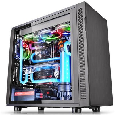 Thermaltake Suppressor F31 Tempered Glass Edition -miditornikotelo ikkunalla, musta Thermaltake Suppressor F31 Tempered Glass Edition -miditornikotelo ikkunalla, musta