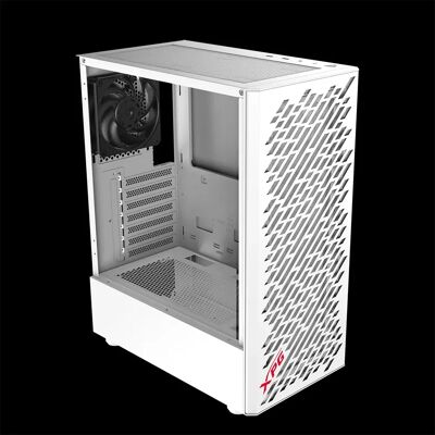 ADATA XPG VALOR AIR -miditornikotelo ikkunalla, valkoinen ADATA XPG VALOR AIR -miditornikotelo ikkunalla, valkoinen
