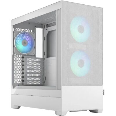 Fractal Design Pop Air RGB -miditornikotelo RGB-valaistuksella ja ikkunalla, valkoinen Fractal Design Pop Air RGB -miditornikotelo RGB-valaistuksella ja ikkunalla, valkoinen