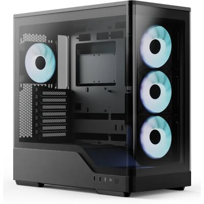 AeroCool P500A-miditornikotelo ikkunalla, musta AeroCool P500A-miditornikotelo ikkunalla, musta