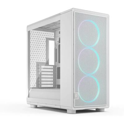 Fractal Design Epoch XL -täystornikotelo RGB-valaistuksella ja läpinäkyvällä ikkunalla, valkoinen Fractal Design Epoch XL -täystornikotelo RGB-valaistuksella ja läpinäkyvällä ikkunalla, valkoinen