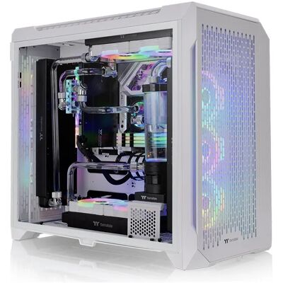Thermaltake CTE C750 -täystornikotelo ikkunalla, RGB-valaistuksella, valkoinen Thermaltake CTE C750 -täystornikotelo ikkunalla, RGB-valaistuksella, valkoinen