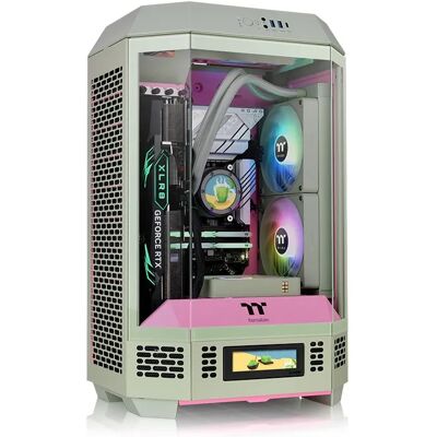 Thermaltake Tower 300 -micro-ATX-kotelo ikkunalla, Matcha Plum Thermaltake Tower 300 -micro-ATX-kotelo ikkunalla, Matcha Plum
