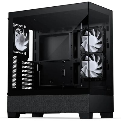 Phanteks XT View -miditornikotelo ikkunalla ja RGB-valaistuksella, charcoal black Phanteks XT View -miditornikotelo ikkunalla ja RGB-valaistuksella, charcoal black