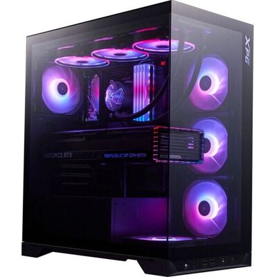ADATA XPG Invader X BTF -miditornikotelo ikkunalla, RGB-valaistuksella, musta ADATA XPG Invader X BTF -miditornikotelo ikkunalla, RGB-valaistuksella, musta