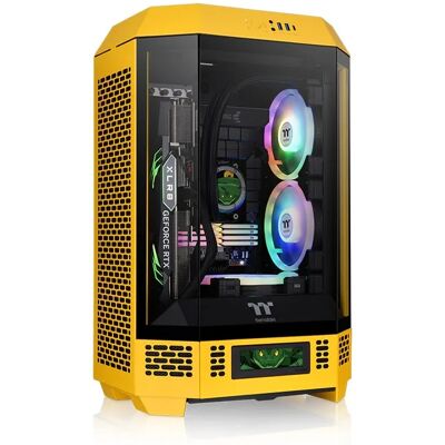 Thermaltake The Tower 300 -micro-ATX-kotelo ikkunalla, Bumblebee Yellow Thermaltake The Tower 300 -micro-ATX-kotelo ikkunalla, Bumblebee Yellow