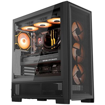 DARKFLASH AIRNOVA BLK +3F -E-ATX-kotelo, musta DARKFLASH AIRNOVA BLK +3F -E-ATX-kotelo, musta