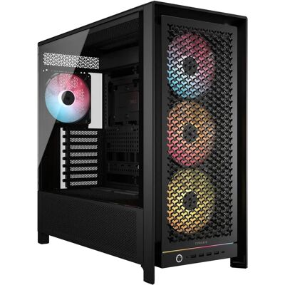 Corsair 5000D RS ARGB -miditornikotelo ikkunalla ja RGB-valaistuksella, musta Corsair 5000D RS ARGB -miditornikotelo ikkunalla ja RGB-valaistuksella, musta