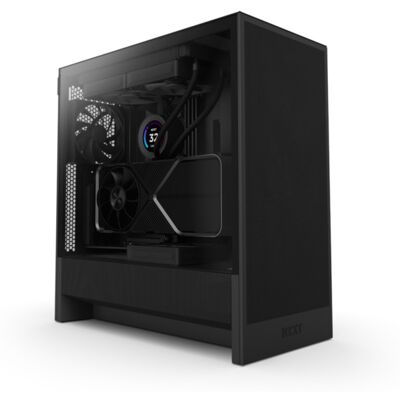 NZXT H5 Flow (2024) -miditornikotelo ikkunalla, musta NZXT H5 Flow (2024) -miditornikotelo ikkunalla, musta