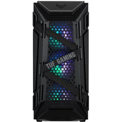 ASUS TUF Gaming GT301-miditornikotelo ikkunalla, RGB-valaistuksella, musta ASUS TUF Gaming GT301-miditornikotelo ikkunalla, RGB-valaistuksella, musta