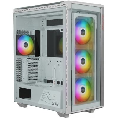ADATA XPG BATTLECRUISER II ST -miditornikotelo ikkunalla ja RGB-valaistuksella, valkoinen ADATA XPG BATTLECRUISER II ST -miditornikotelo ikkunalla ja RGB-valaistuksella, valkoinen