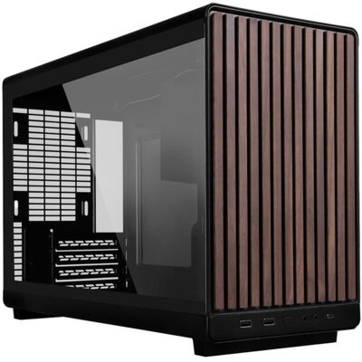Lian Li A3-mATX Wood Edition-micro-ATX-kotelo ikkunalla, Black Wood Edition Lian Li A3-mATX Wood Edition-micro-ATX-kotelo ikkunalla, Black Wood Edition