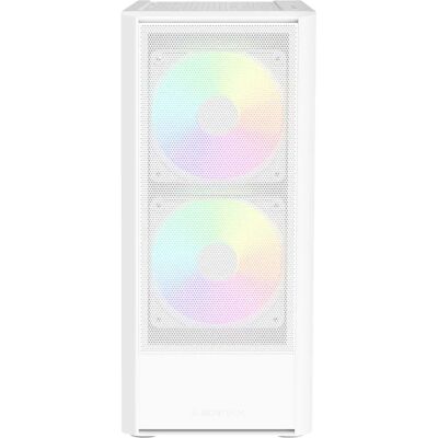Montech X2 Plus -miditornikotelo ikkunalla ja RGB-valaistuksella, valkoinen Montech X2 Plus -miditornikotelo ikkunalla ja RGB-valaistuksella, valkoinen
