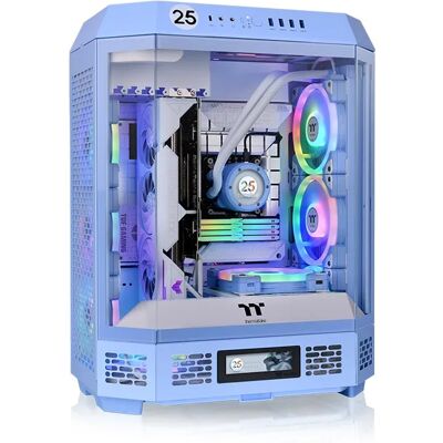 THERMALTAKE The Tower 600 -miditornikotelo ikkunalla, hydrangea blue THERMALTAKE The Tower 600 -miditornikotelo ikkunalla, hydrangea blue