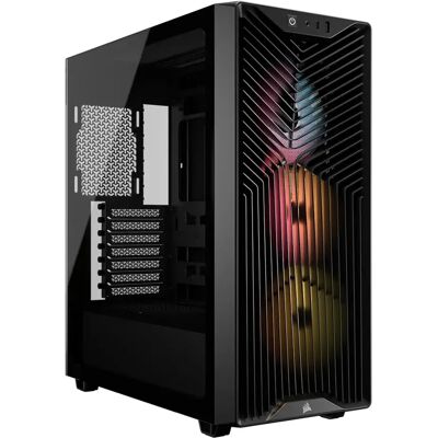 CORSAIR 3200D RS ARGB -miditornikotelo ikkunalla ja RGB-valaistuksella, musta CORSAIR 3200D RS ARGB -miditornikotelo ikkunalla ja RGB-valaistuksella, musta
