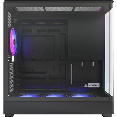 MONTECH KING 45 PRO -täystornikotelo RGB-valaistuksella, musta MONTECH KING 45 PRO -täystornikotelo RGB-valaistuksella, musta