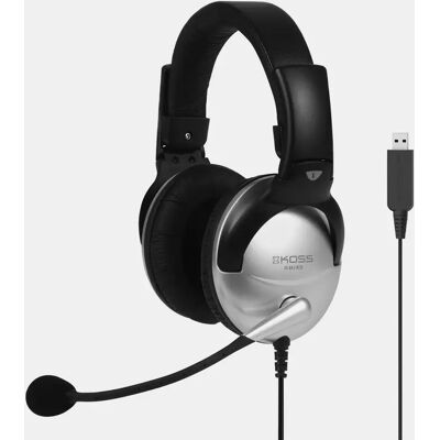 Koss SB45 USB-kuulokemikrofoni, musta/hopea Koss SB45 USB-kuulokemikrofoni, musta/hopea