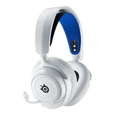 SteelSeries Arctis Nova 7P -langaton pelikuulokemikrofoni, valkoinen/sininen SteelSeries Arctis Nova 7P -langaton pelikuulokemikrofoni, valkoinen/sininen