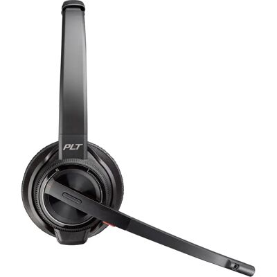 PLANTRONICS Poly Savi 8220 UC -langaton kuulokemikrofoni + latausteline, musta PLANTRONICS Poly Savi 8220 UC -langaton kuulokemikrofoni + latausteline, musta