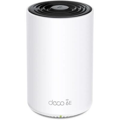 TP-Link Deco XE75 -mesh WiFi -järjestelmä, Wi-Fi 6E, AXE5400, Tri-band, 1 kpl, valkoinen TP-Link Deco XE75 -mesh WiFi -järjestelmä, Wi-Fi 6E, AXE5400, Tri-band, 1 kpl, valkoinen