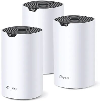 TP-Link Deco S7 -mesh WiFi -järjestelmä, Wi-Fi 5, AC1900, Dual-band, 3 kpl, valkoinen TP-Link Deco S7 -mesh WiFi -järjestelmä, Wi-Fi 5, AC1900, Dual-band, 3 kpl, valkoinen