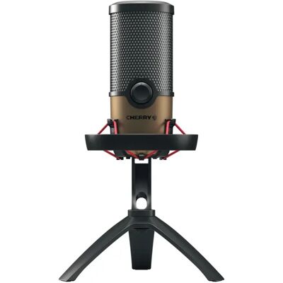 CHERRY UM 9.0 PRO RGB, USB -mikrofoni, musta / kupari CHERRY UM 9.0 PRO RGB, USB -mikrofoni, musta / kupari