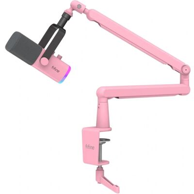 FIFINE TAM8, USB/XLR, dynaaminen -mikrofoni, vaaleanpunainen FIFINE TAM8, USB/XLR, dynaaminen -mikrofoni, vaaleanpunainen