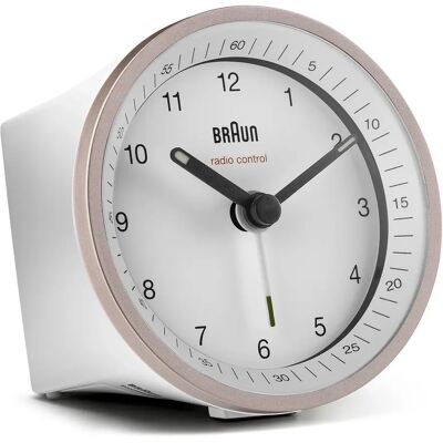 Braun BC 07 PW-DCF Radio-ohjattu analoginen herätyskello - Vaaleanpunainen/Valkoinen Braun BC 07 PW-DCF Radio-ohjattu analoginen herätyskello - Vaaleanpunainen/Valkoinen