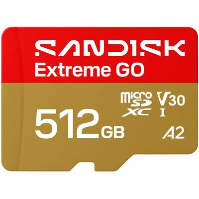SanDisk Extreme 512 Gt microSDXC UHS-I U3 V30 A2 -muistikortti SanDisk Extreme 512 Gt microSDXC UHS-I U3 V30 A2 -muistikortti