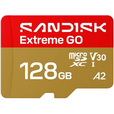 SanDisk Extreme GO 128 Gt MicroSDXC UHS-I U3 V30 A1 -muistikortti SanDisk Extreme GO 128 Gt MicroSDXC UHS-I U3 V30 A1 -muistikortti