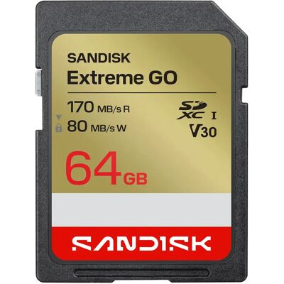 SanDisk Extreme 64 Gt SDXC UHS-I U3 V30 A1 -muistikortti SanDisk Extreme 64 Gt SDXC UHS-I U3 V30 A1 -muistikortti