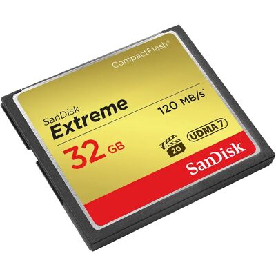 SanDisk Extreme 32 Gt CompactFlash VPG-20 -muistikortti SanDisk Extreme 32 Gt CompactFlash VPG-20 -muistikortti