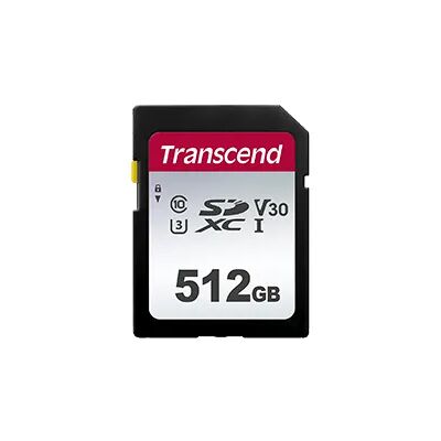 Transcend 300S 512 Gt SDXC UHS-I U3 V30 -muistikortti Transcend 300S 512 Gt SDXC UHS-I U3 V30 -muistikortti