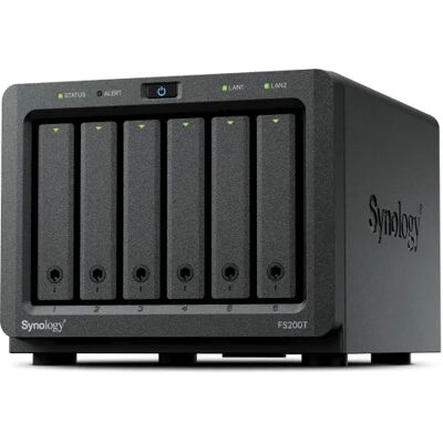 Synology FlashStation FS200T - NAS-palvelin, Musta Synology FlashStation FS200T - NAS-palvelin, Musta