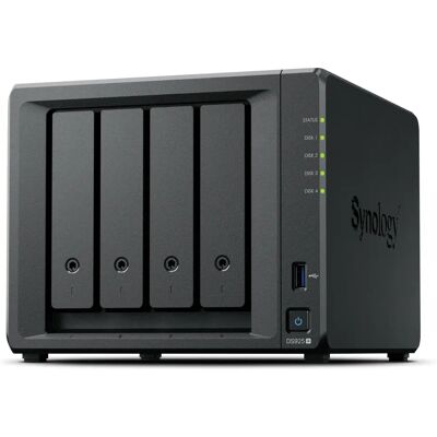 Synology DiskStation DS925+ - 4-paikkainen NAS-palvelin, Musta Synology DiskStation DS925+ - 4-paikkainen NAS-palvelin, Musta